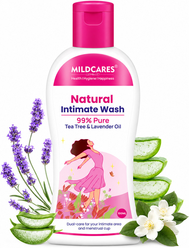 Gynocup Intimate Wash for Women, Enriched with Tea Tree Oil & Aloe Vera Extract, pH Balanced , Prevents Odour & Infections, Safe for Skin Intimate Wash(100 ml, Pack of 1)