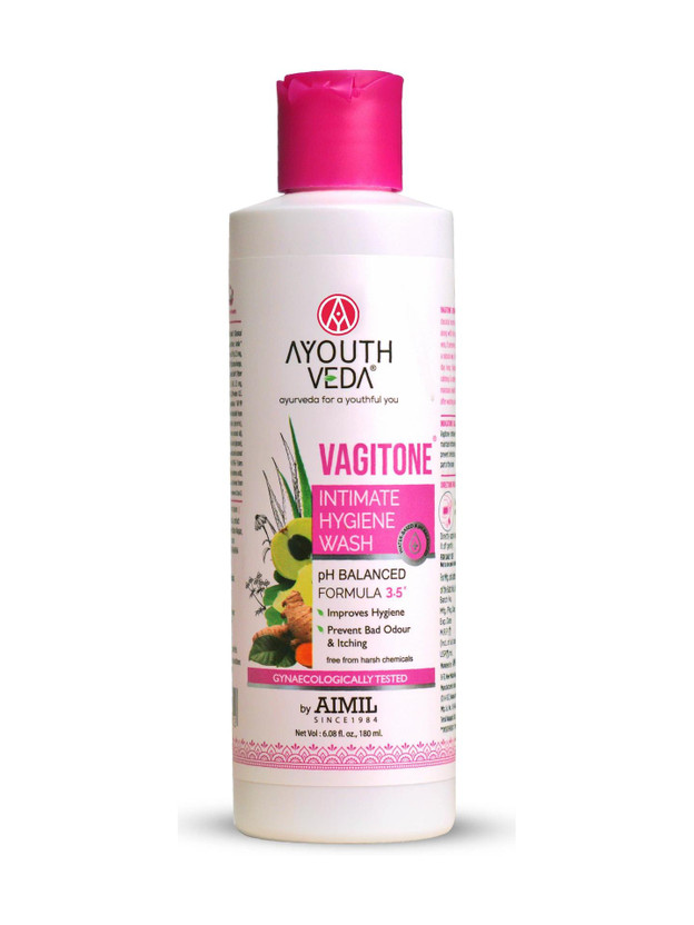 Ayouth Veda Vagitone Intimate Hygiene Wash For Women | With Aloe Vera, Amla & Green Tea Intimate Wash(180 ml, Pack of 1)