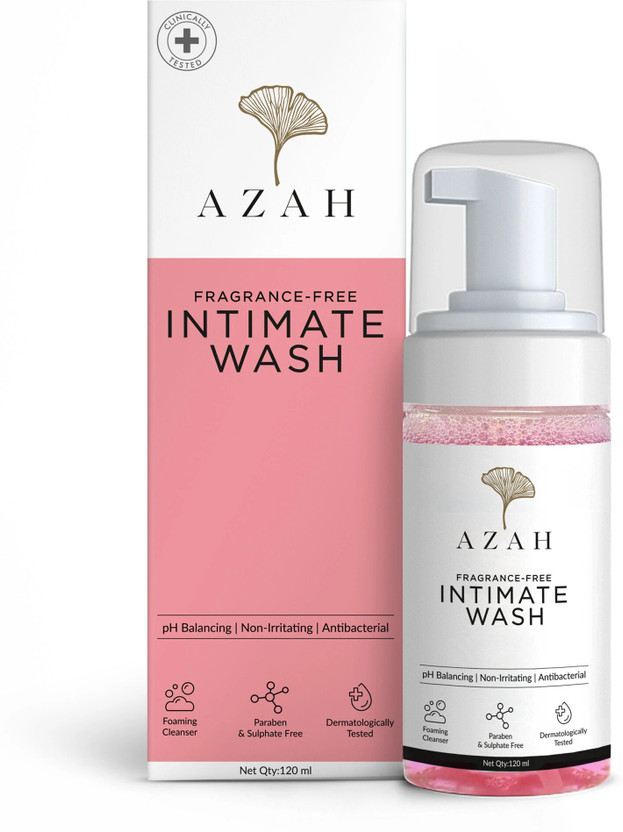 AZAH Hygiene Care Vaginal, Prevents Itching | Non-Foaming Intimate Wash(120 ml, Pack of 1)