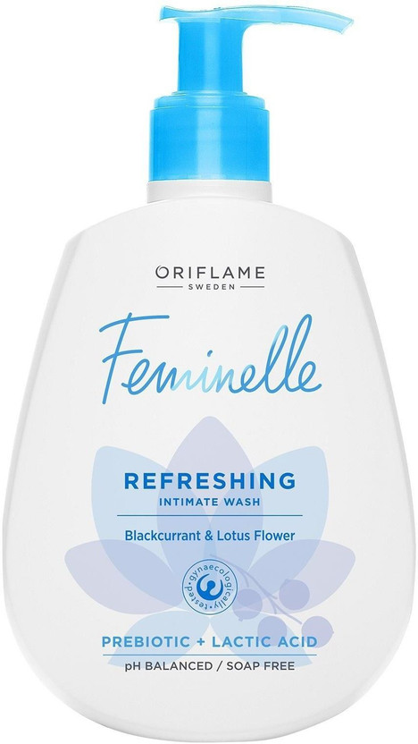 Oriflame Feminelle Refreshing Intimate Wash (Blackcurrant & Lotus Flower) Intimate Wash(300 ml, Pack of 1)