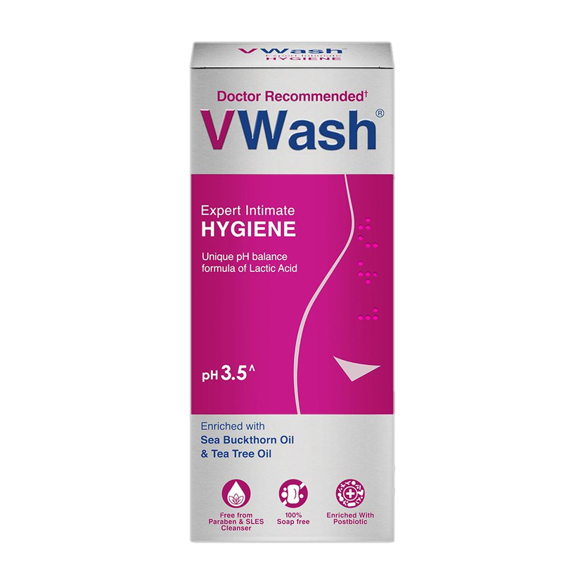 vwash Plus Expert Intimate Hygiene Wash for Women with pH 3.5 Intimate Wash(100 ml, Pack of 1)