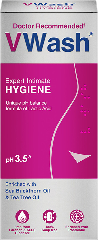 vwash Plus Expert Intimate Hygiene Wash for Women with pH 3.5 Intimate Wash(100 ml, Pack of 1)