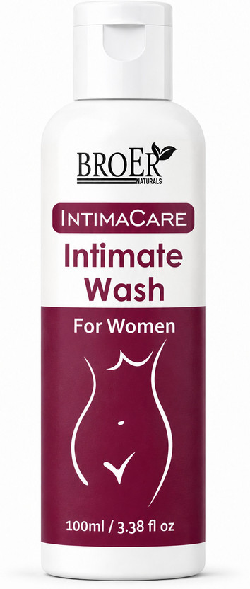 BROER Intimate Wash for Women Gentle Cleansing Feminine Hygiene Freshness Support Intimate Gel(100 ml, Pack of 1)