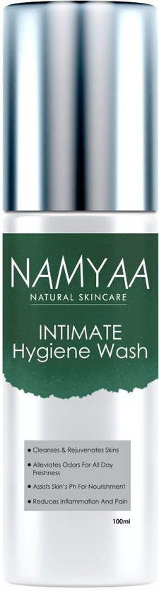 Namyaa Intimate Hygiene Wash with Green Tea | Eliminates Odors | Intimate Wash(100 ml, Pack of 1)