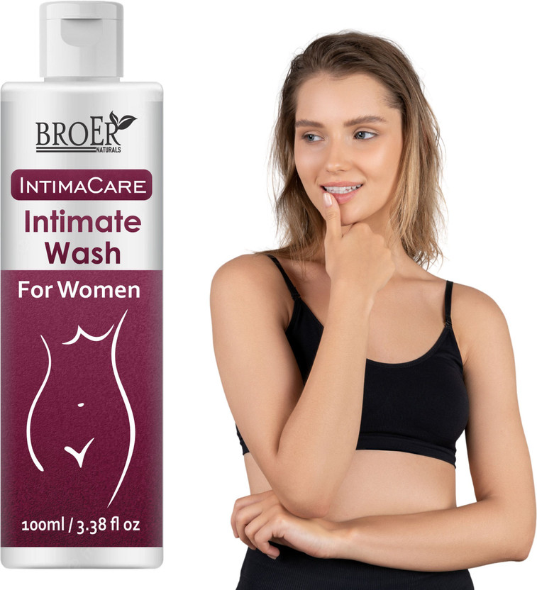 BROER IntimaCare Intimate Wash for Women with pH Balance & Natural Ingredients Intimate Wash(100 ml, Pack of 1)