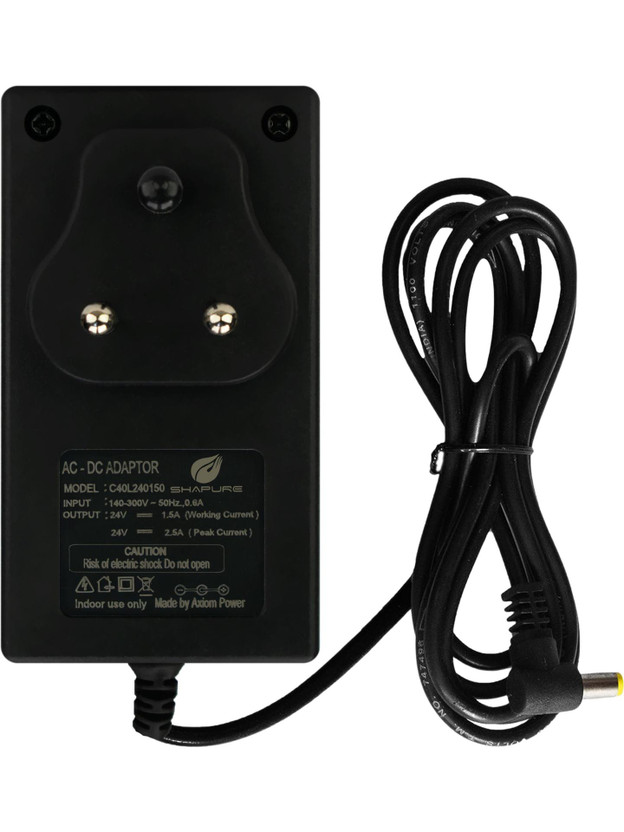 SHAPURE SHAPURE 24V 2.5A For All Water Filters & Purifier Power Supply AC-DC Converter Worldwide Adaptor(Black) - Flipkart Deal