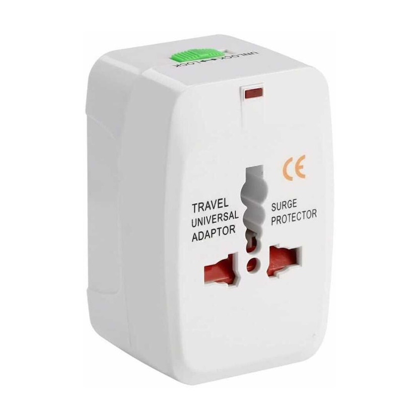 HSD HSD INTERNATIONAL TRAVEL ADAPTER CHARGER WHITE WITH MULTI FUNCTION 2.4AMP HEAVY DUTY Worldwide Adaptor(White) - Flipkart Deal