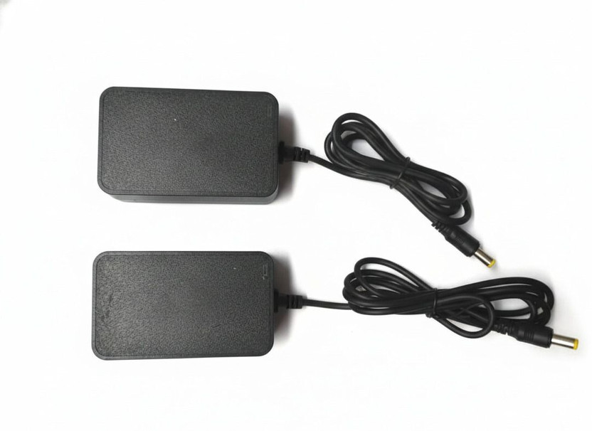 IMPACT POWER SYSTEMS IPS-9V-1A POWER ADAPTOR, Torch charger (Pack Of 2) Worldwide Adaptor(Black)