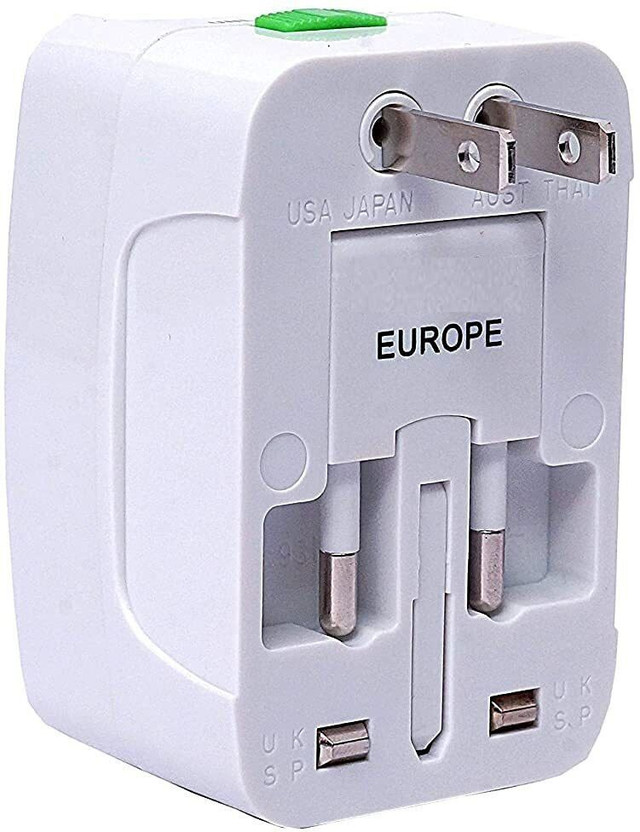 the ciyaza store universal adaptor Worldwide Adaptor(White, White)