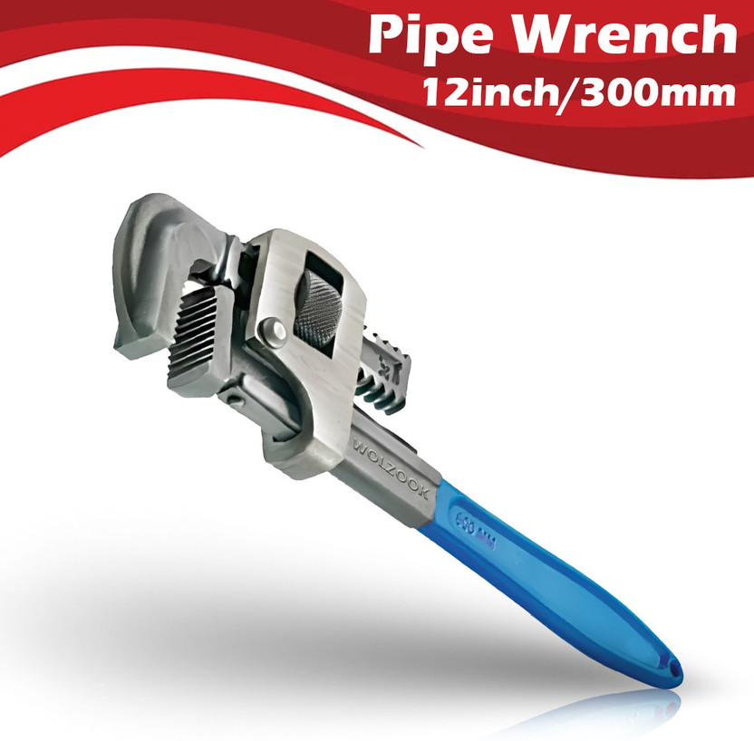Wolzook Pipe Wrench 12inch Wol_a8 300MM Pipe Wrench 12inch Single Sided Pipe Wrench(Pack of 1)