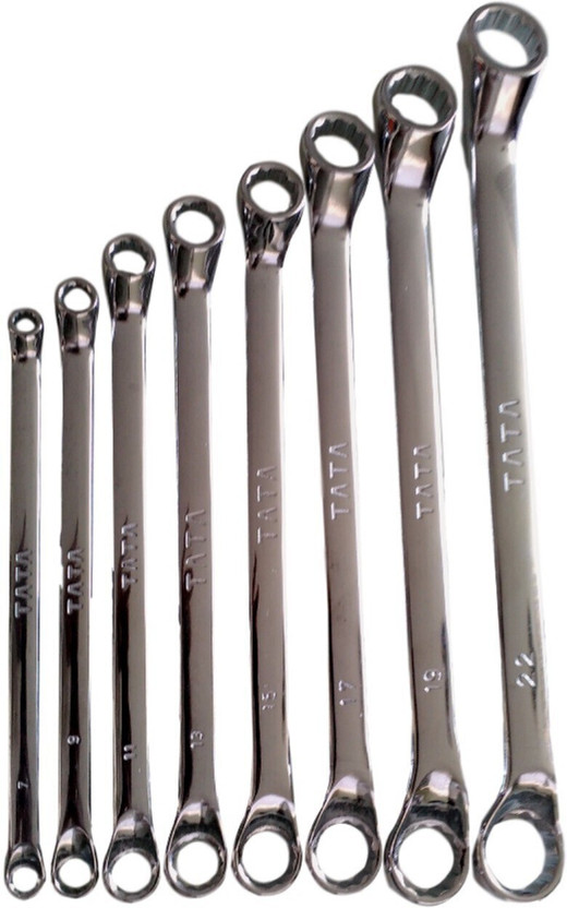 TATA AGRICO SPR013 Combination Spanner Set Double Sided Speciality(Pack of 9)