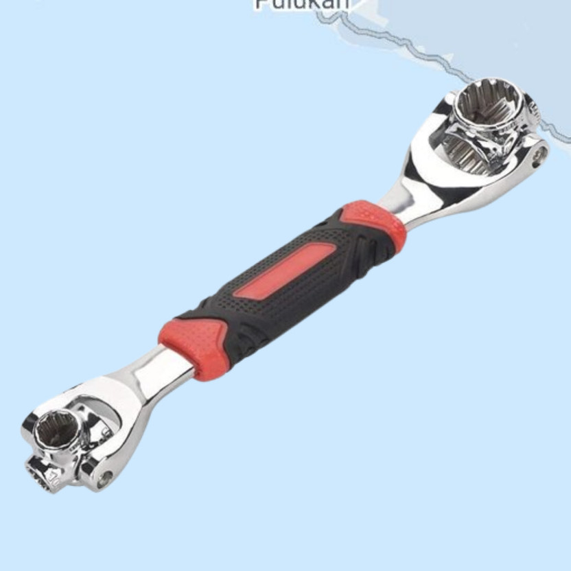 Dipdark Flexible Multi Head Socket Tool Universal Wrench Tool 48-in-1 with Rotating Head Multi Function Double Sided Socket Wrench(Pack of 1)