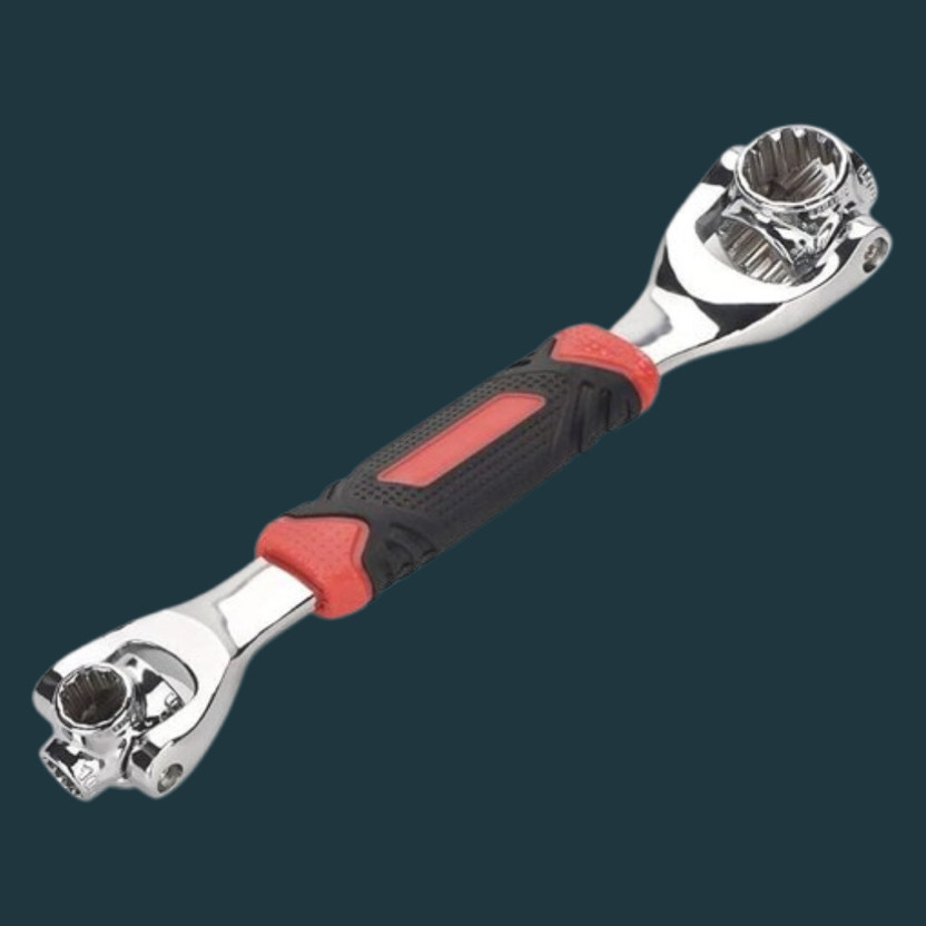 Dipdark Flexible Rotation Socket Wrench Tool Heavy Duty Multi Purpose Rotating Socket Wrench Repair Tool Double Sided Socket Wrench(Pack of 1)