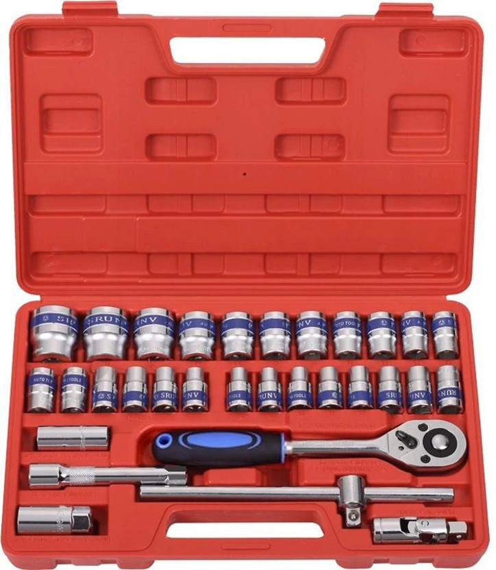Sne 32 in 1 socket set tool kit 32 in 1 Single Sided Socket Wrench(Pack of 1)