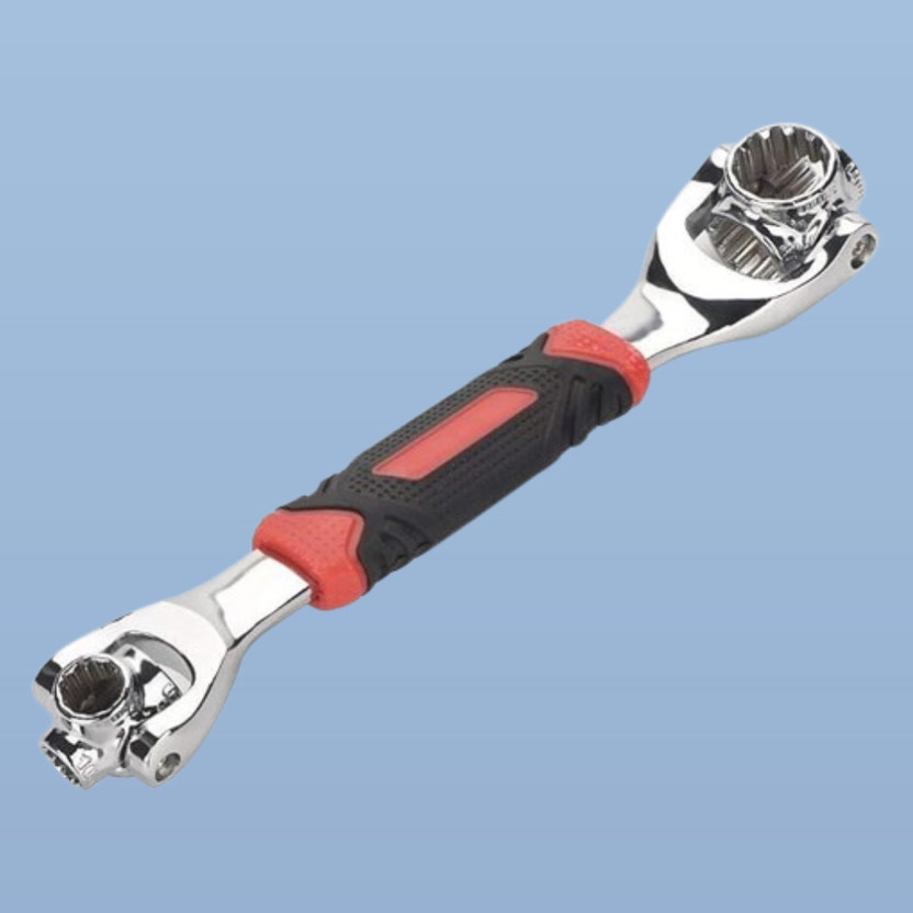 Dipdark Quick Fix Adjustable Socket Tool 360 Degree Rotating Multi Purpose Socket Wrench DIY Tool Double Sided Socket Wrench(Pack of 1)