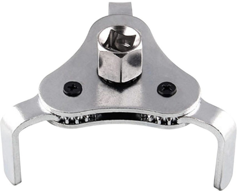 Digital Craft Trucks Accessory Oil Filter Wrench Repair Tools 3 Jaws Mini Two Way Auto Adjustable Car Hard Removal Aluminum Alloy Universal Single Sided Speciality(Pack of 1)