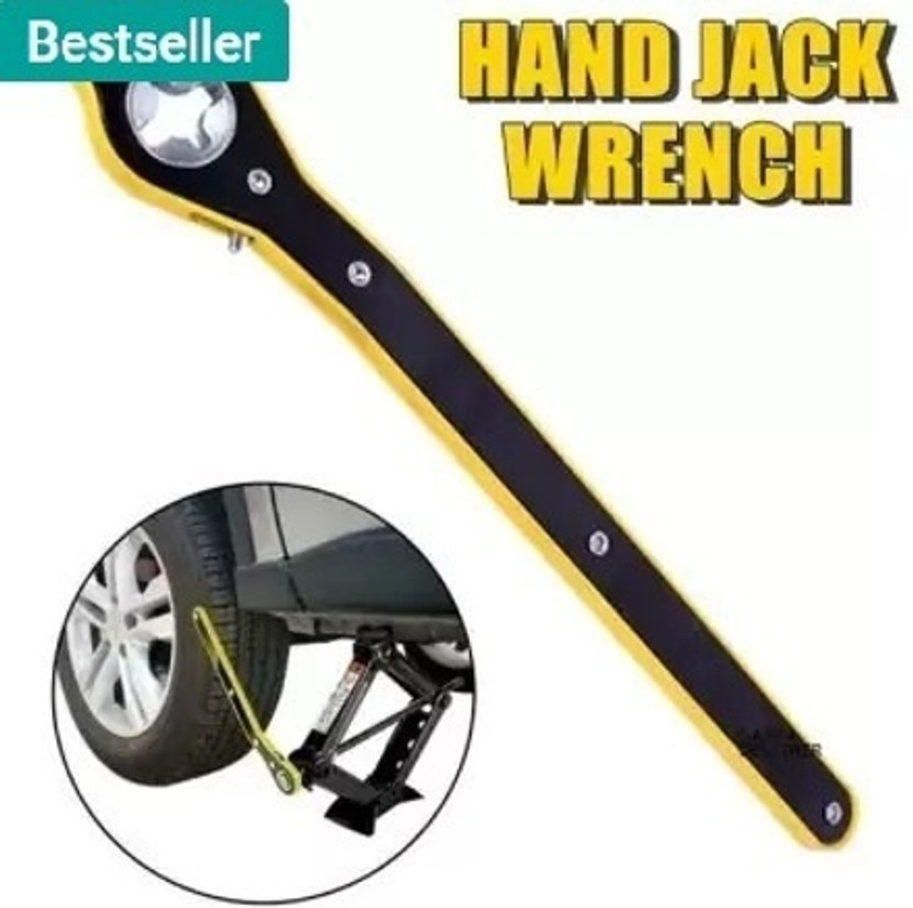 LUHI Jacks Tool_45_Car Labor-Saving Jack Ratchet Wrench Alloy Steel Long Handle Car Labor-Saving Jack Ratchet Wrench Alloy Steel Long Handle Single Sided Speed Wrench(Pack of 1)