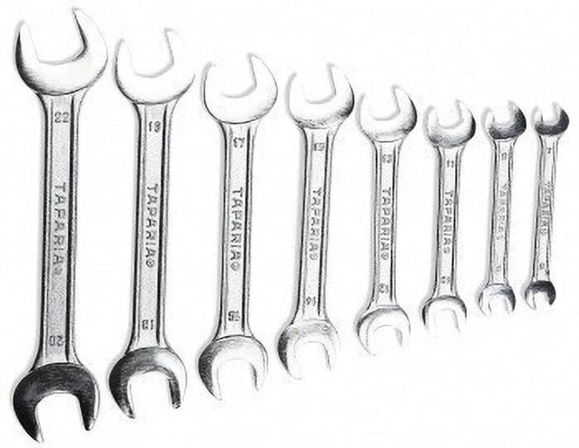 TAPARIA DEP 08 Taparia Double Ended Open Spanner Set Double Sided Open End Wrench(Pack of 8)