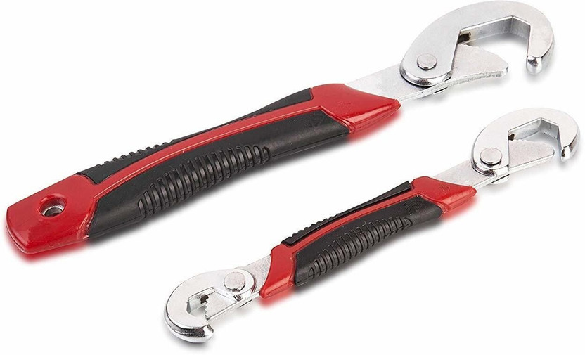 Fitaza Snap N Grip Multipurpose Universal Wrench (Set of 2) Snap N Grip Multipurpose Universal Wrench (Set of 2) Double Sided Speed Wrench(Pack of 1)