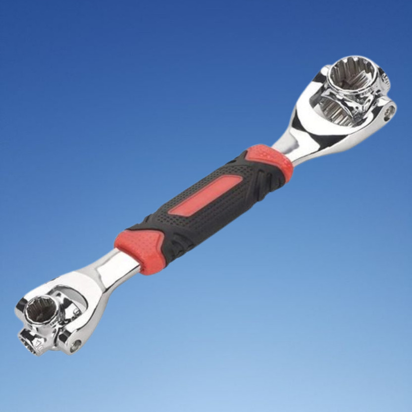 Dipdark Durable Multi Angle Grip Tool Universal Wrench 48-in-1 Multi Tool for Home Maintenance Work Double Sided Socket Wrench(Pack of 1)