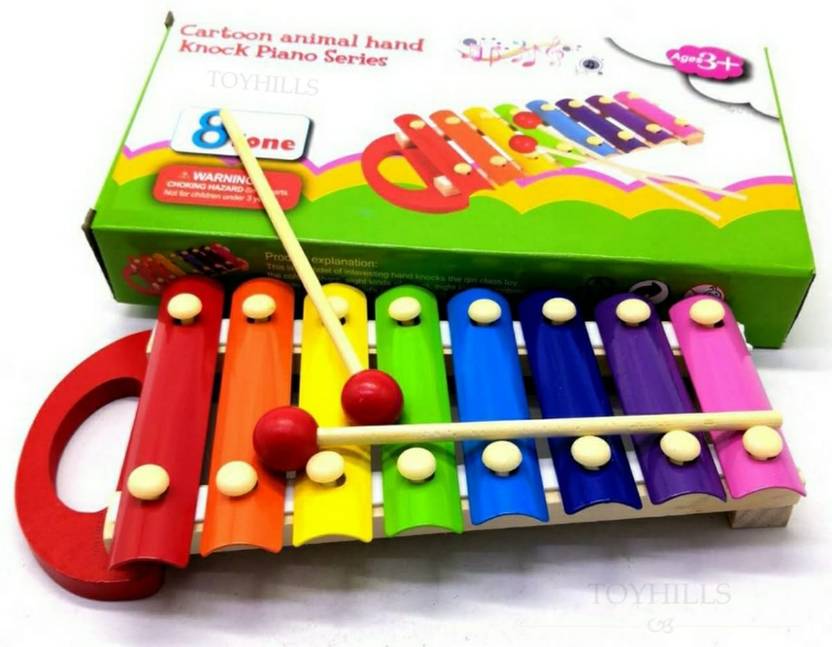 TOYHILLS Xylophone for Kids, Wooden Xylophone ToyEducational