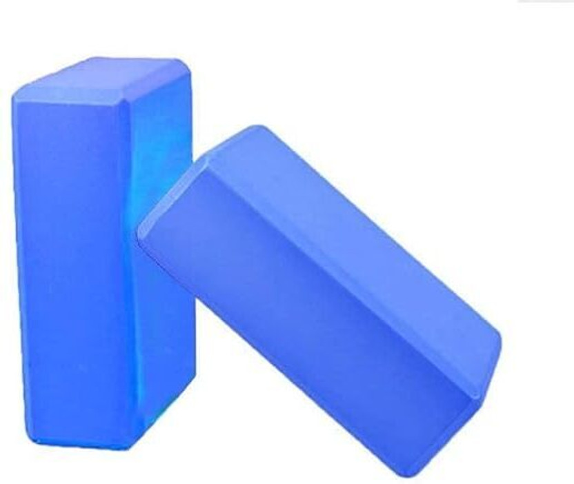 KIYANSH ENTERPRISE Non Slip Yoga Brick Sports Fitness Workout Yoga Blocks(Multicolor Pack of 2)