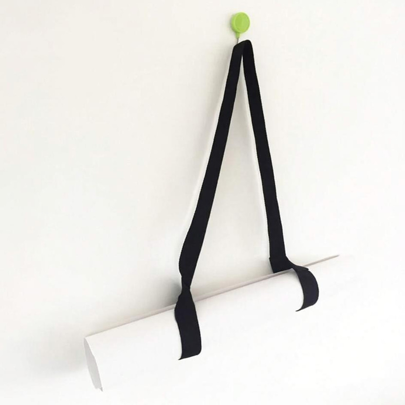 Bikauaa Yoga Mat Strap Nylon Yoga Strap(Black)