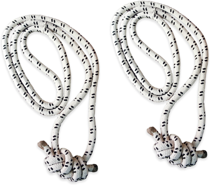 streetup india Iyengar Yoga Wall Rope 10 FT Cotton Yoga Strap(White)