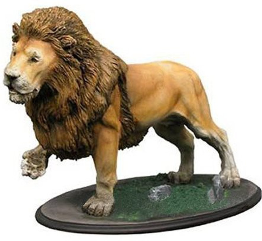 Chronicles of Narnia Girls on Aslan Statue