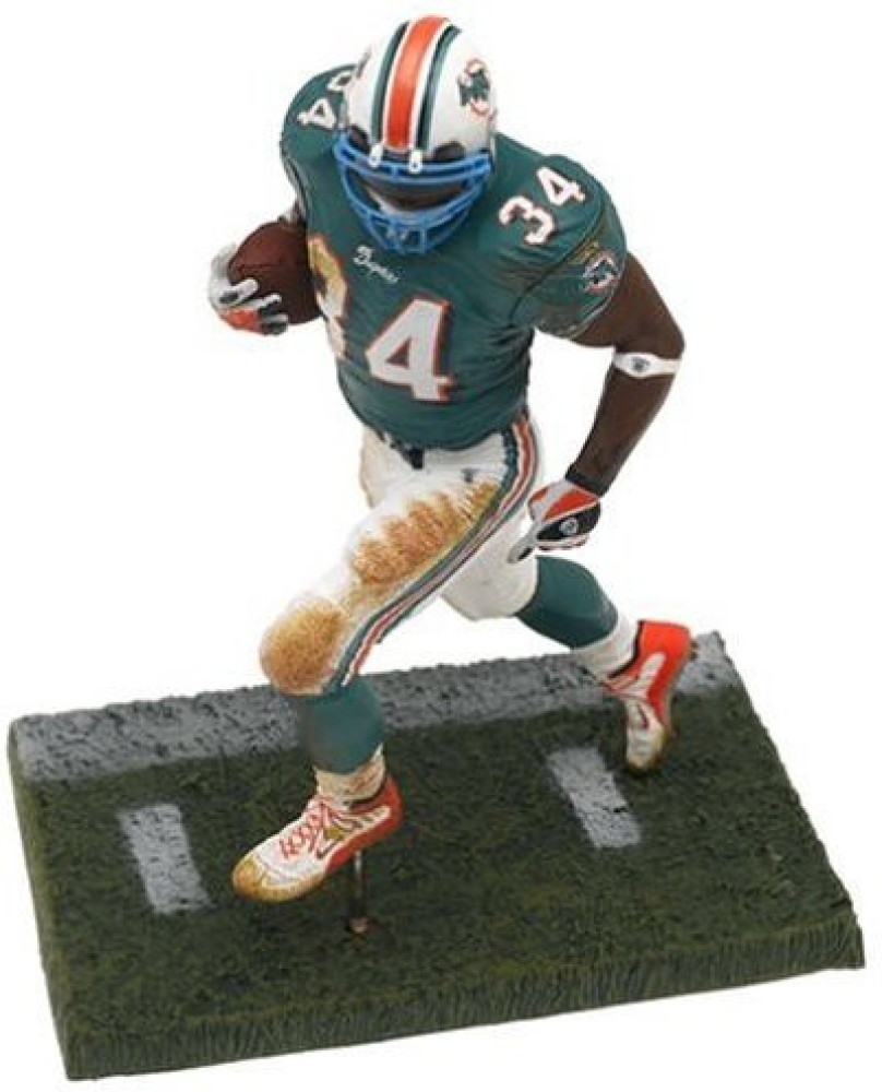 NFL Ricky Williams 2nd Edition #34 Miami Dolphins Green Jersey Blue Teal  Face Mask Color McFarlane Action - Ricky Williams 2nd Edition #34 Miami  Dolphins Green Jersey Blue Teal Face Mask Color