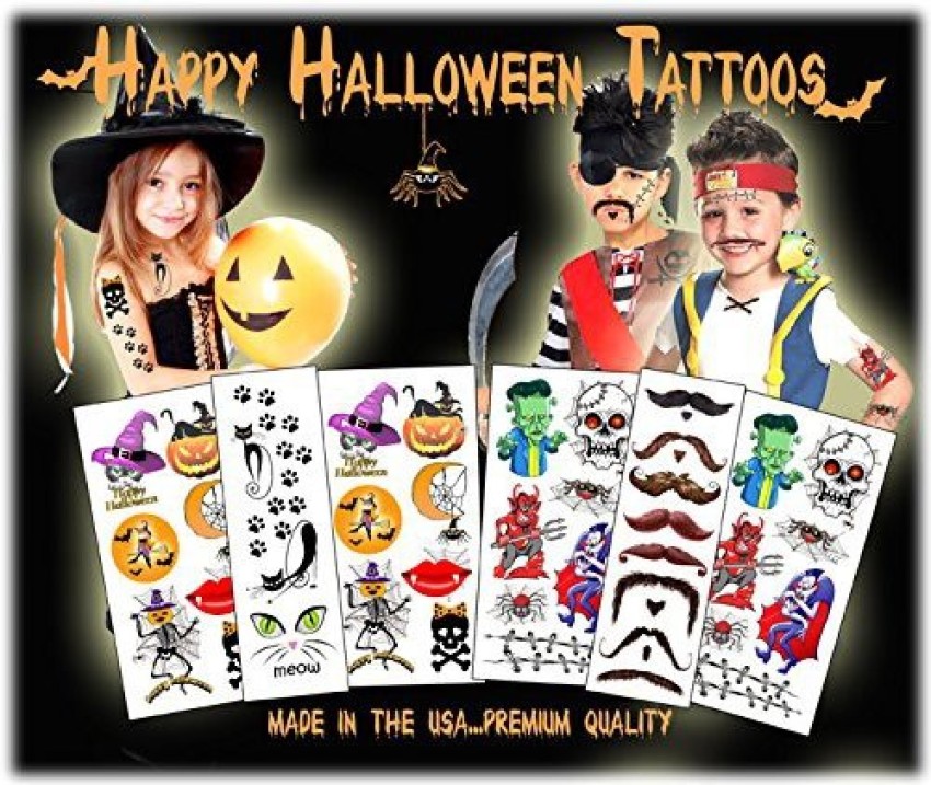 15 Eerie Halloween Temporary Tattoos to Spook You  Gumtoo