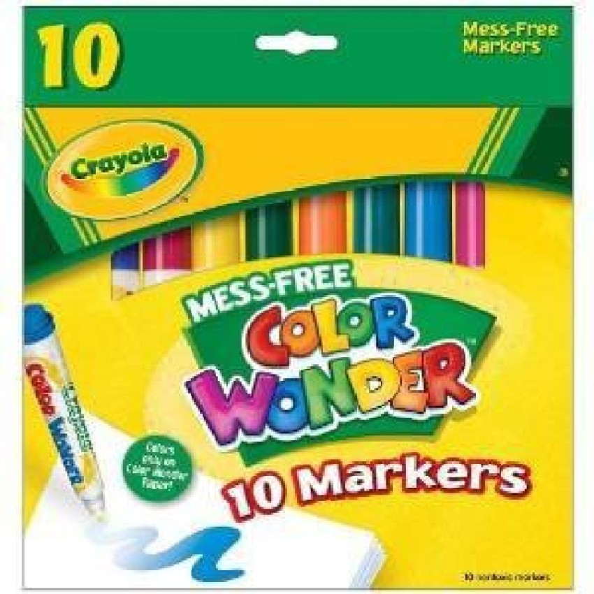 Color Wonder Mess Free Coloring Markers 10-Pack