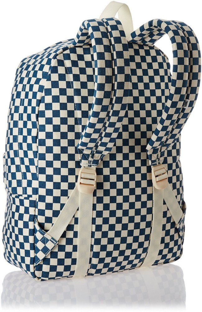 Blue Checkered Backpack 