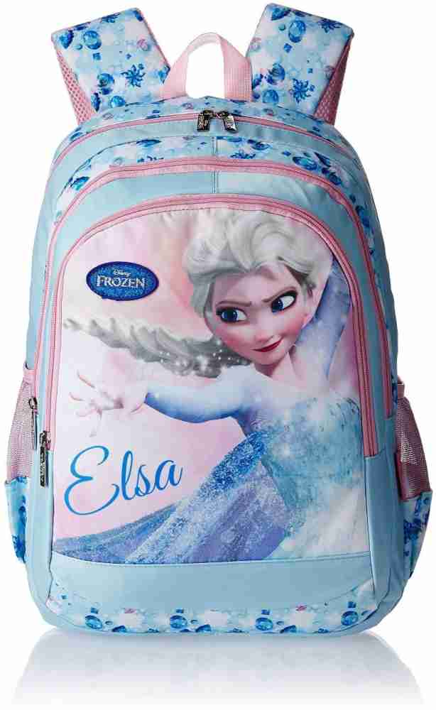 Disney Frozen Girl's Elsa Compartment Soft Lunch Box (Blue/Magic) Blue