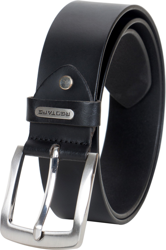 Men Casual Black Genuine Leather Belt 