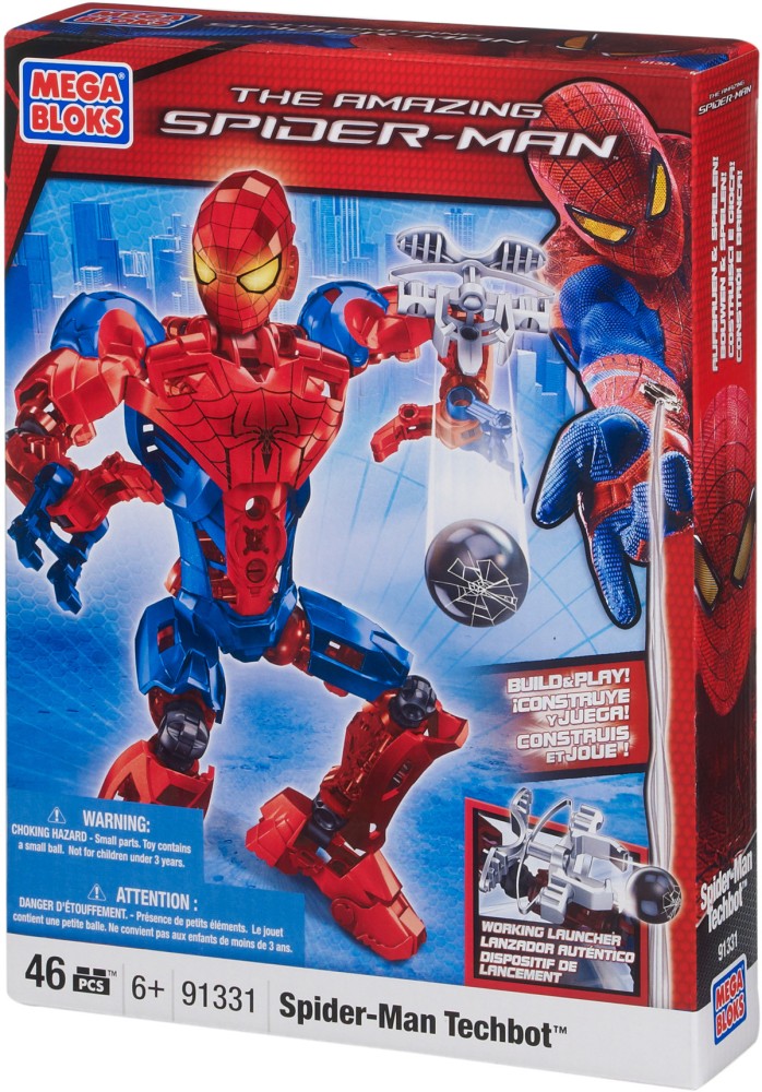 DISNEY Mega Bloks Spider-Man Techbot (46 Pcs) - Mega Bloks Spider-Man  Techbot (46 Pcs) . Buy Spider-Man toys in India. shop for DISNEY products  in India. Toys for 6 - 10 Years Kids. 