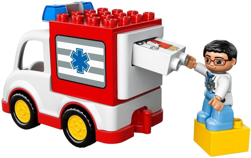 LEGO Duplo - (14 Pcs) - Duplo - Ambulance Pcs) . shop for LEGO products in India. Toys for 2 - 5 Years Kids. Flipkart.com