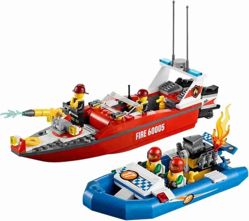 lego city fire ship