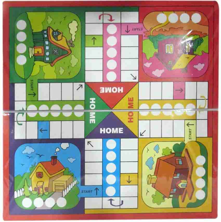 Buy LandVK's 2 in 1 Ludo and Snake and Ladder Board Game, Multicolor (Snake  Ladder and Ludo) Online at Low Prices in India 