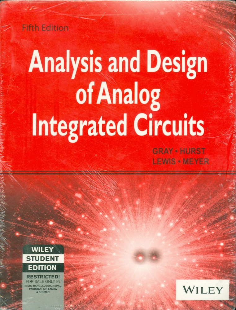 返品交換不可 Analysis design analog integrated circui asakusa.sub.jp