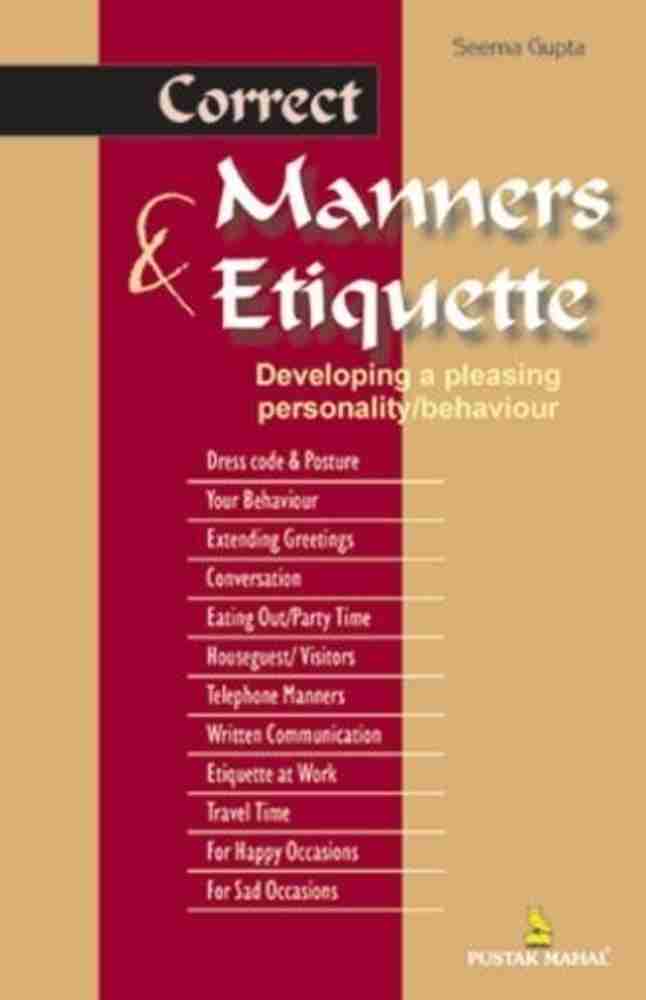Manners And Etiquette