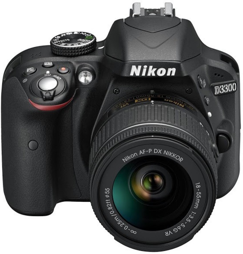 Amazon.com : Nikon D3300 DX-format DSLR Kit w/ 18-55mm DX VR II & 55-200mm  DX VR II Zoom Lenses and Case (Black) : Electronics