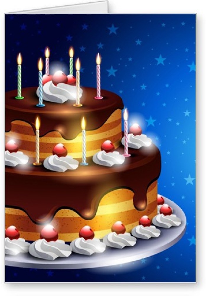 Celebrate with Birthday Cake Greeting Card – Paper Layer Cake