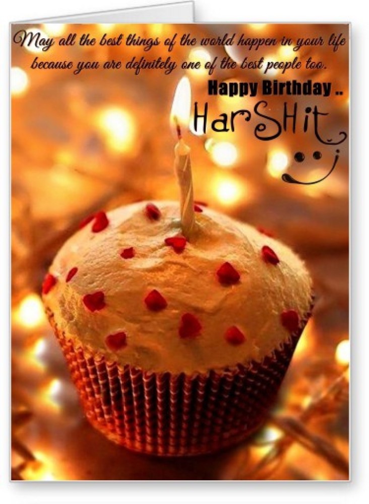 Happy Birthday Harshit Cakes, Cards, Wishes