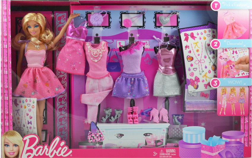 barbie fashion gift set