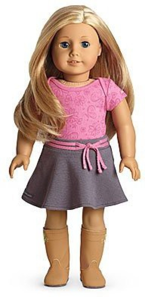 american girl doll with blonde hair and blue eyes