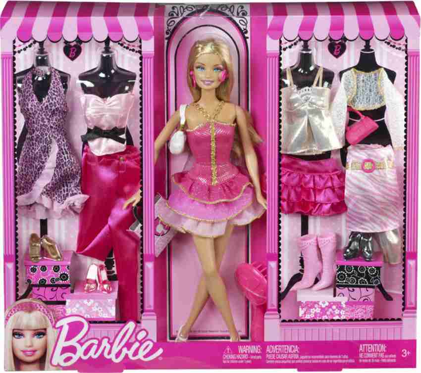 barbie doll fashion set