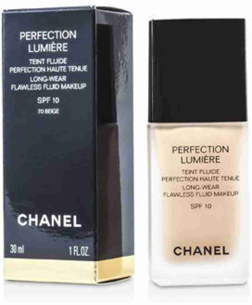 Chanel Perfection Lumiere Long Wear Flawless Fluid Make Up SPF 10 Foundation  - Price in India, Buy Chanel Perfection Lumiere Long Wear Flawless Fluid  Make Up SPF 10 Foundation Online In India