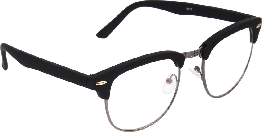 Clubmaster Half Rim Women Eyeglasses Wayf Clear Lens Shadz Metal