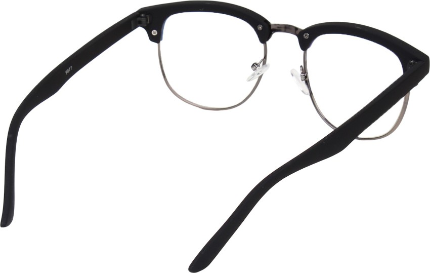 Clubmaster Half Rim Women Eyeglasses Wayf Clear Lens Shadz Metal